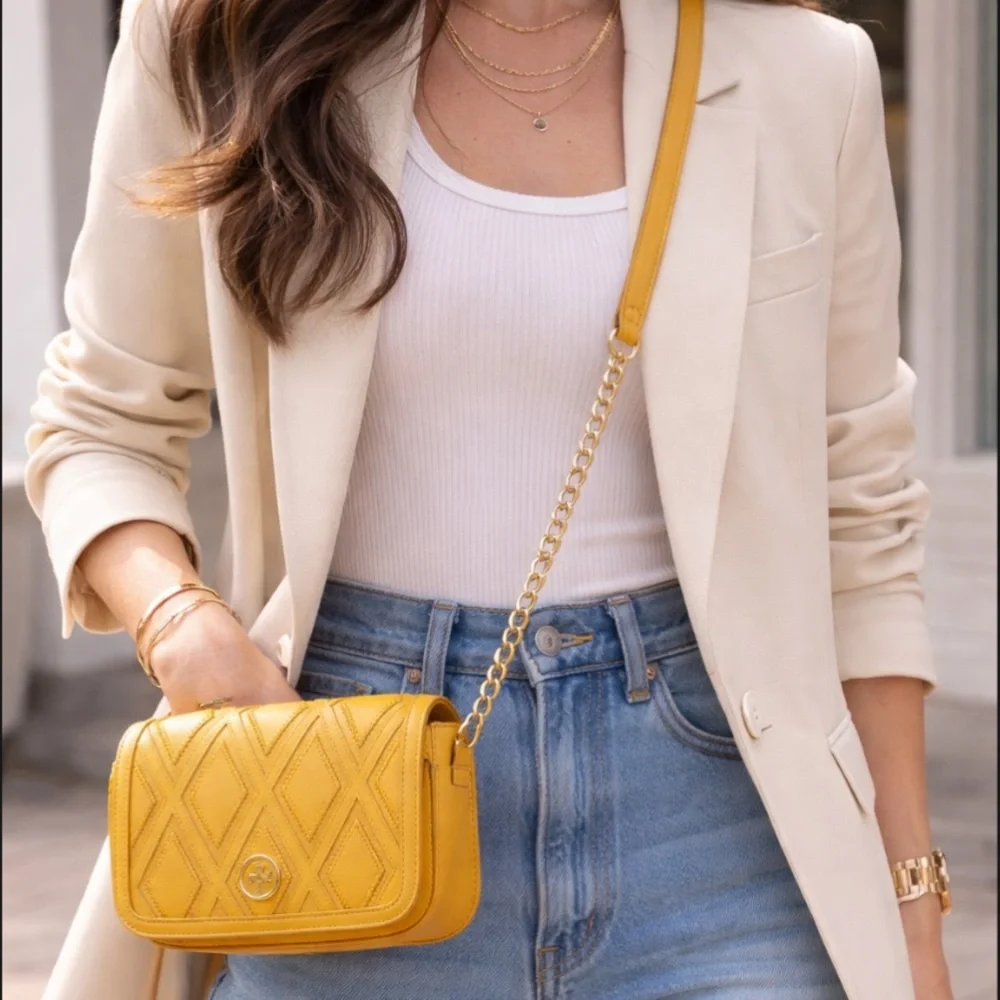 🎉FINAL PRICE! 🎉Tory Burch Robinson Patchwork Crossbody bag - Picture 3 of 11